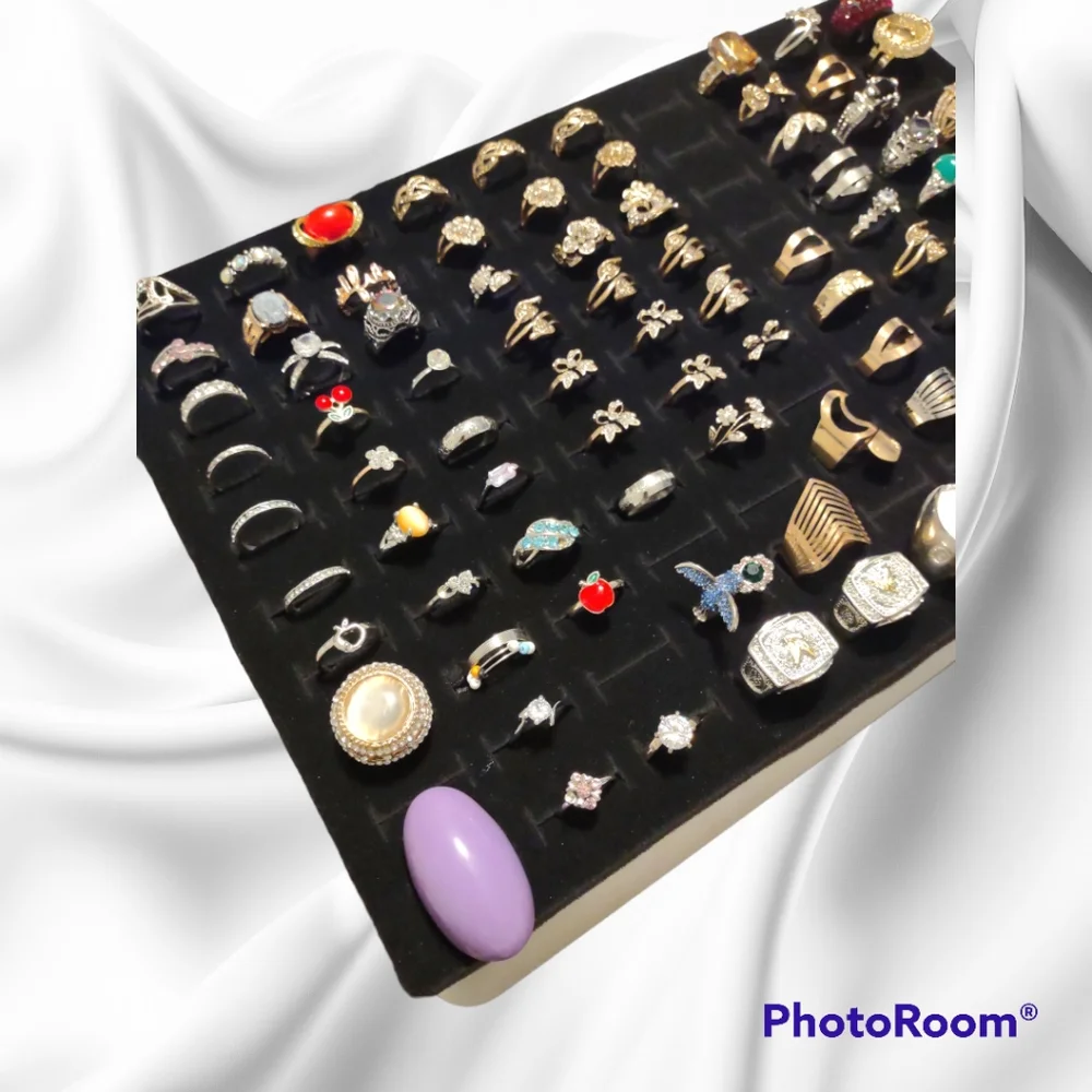 85 pcs Assorted Rings Sizes 9 - 14 - Picture 2 of 3